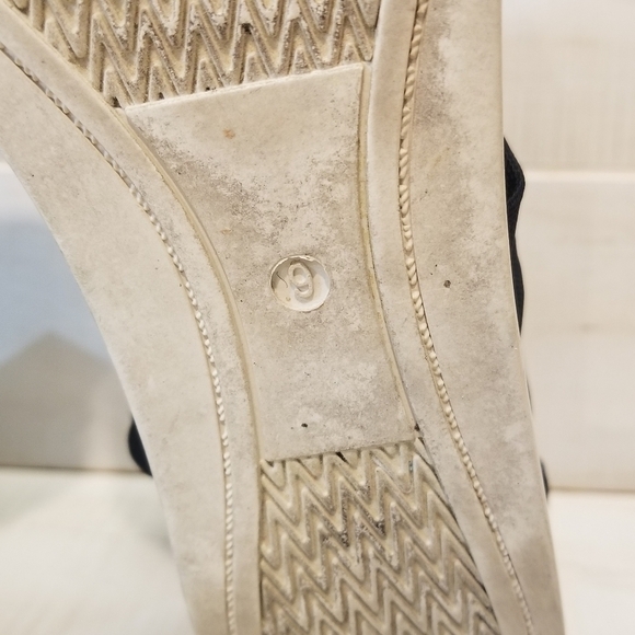 {9} Eileen Fisher Zanya Black Stretch Mesh Sneaker Leather Sandal - Picture 10 of 10